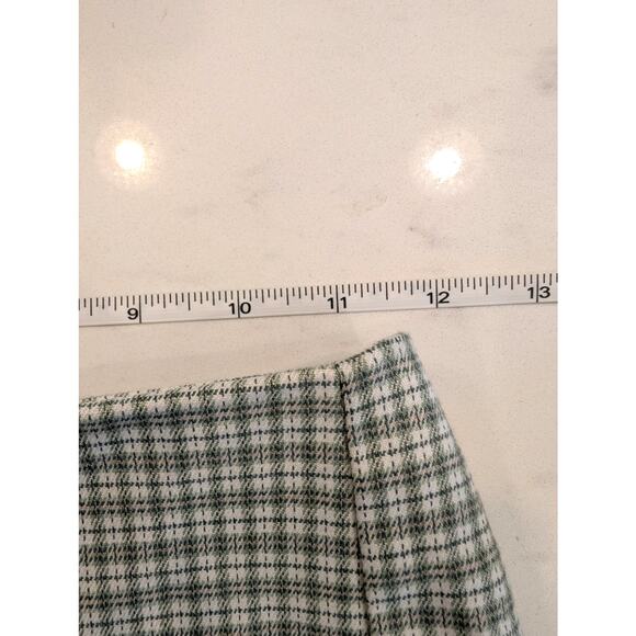 John Galt California Green Plaid Mini Skirt Y2K Preppy A-Line XS - Picture 5 of 6